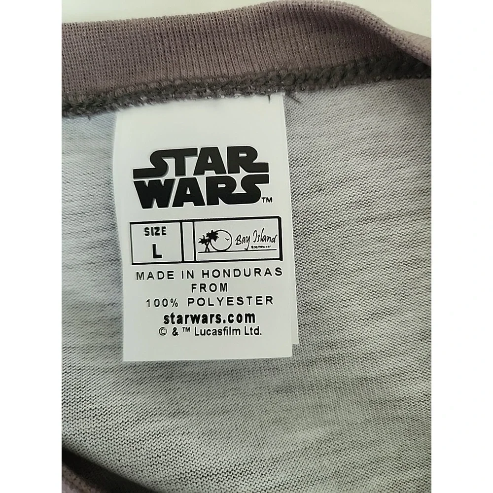 New Grogu Graphic Dog Shirt Large Star Wars License Mandalorian Dog Lovers NWT